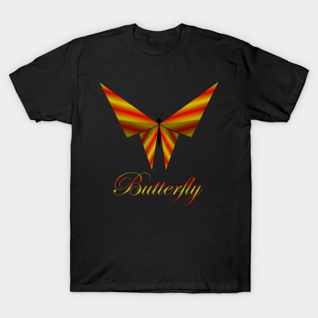 Metallic butterfly T-Shirt by SAMUEL FORMAS